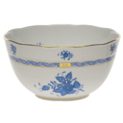 Chinese Bouquet Blue Round Bowl
