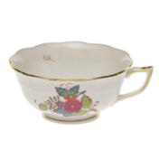 Chinese Bouquet Multi Tea Cup  (8 Oz)