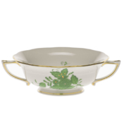 Chinese Bouquet Green Cream Soup Cup  (8 Oz)