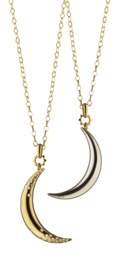 Monica Rich Kosann Crescent Moon Necklace
