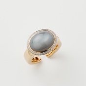 Grey Moonstone Ring