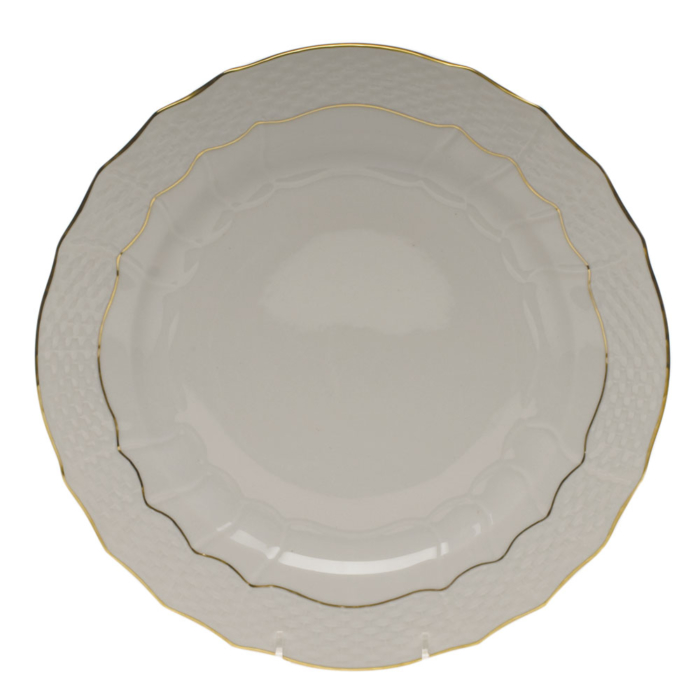 Golden Edge Service Plate  11"D