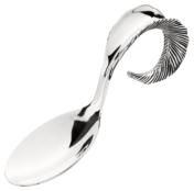Sterling Silver Mallard Feather Spoon