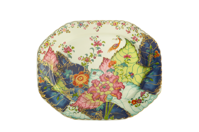 Tobacco Leaf Octagonal Platter