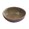 terrafirma ceramics rimless soup honeycomb citrus